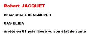  Robert JACQUET 
