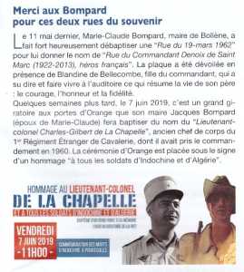 Merci aux BOMPARD
pour ces deux rues du souvenir