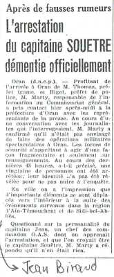  Capitaine Jean BIRAUD 
---- 
Commando OAS ORAN 
1er mai 1962
