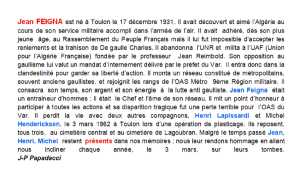   Jean FEIGNA  
---- 
Biographie
