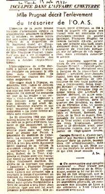  L'Assassinat 
de Raymond GOREL 
----
LAFAILLE Jacques 
Mle PRUGNAT
Jean LECRIVAIN
Robert De La TOUR
Raymond GOREL
Georges RENAULT
Jean-Jacques SUSINI
Gabriel BERNARD
ALBA Christian

