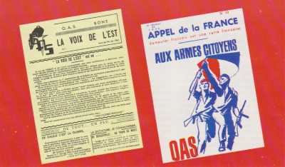  La voix de l'Est
Un des journaux de l'OAS
