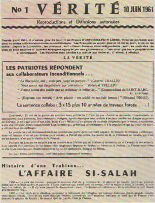  Le Journal Clandestin 
de l'OAS
