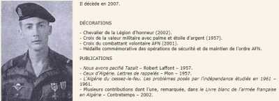 Sous Lieutenant
 Jean Yves ALQUIER 
