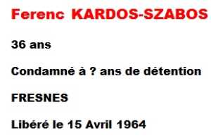  Ferenc KARDOS-SZABOS 
