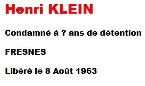  Henri KLEIN 
