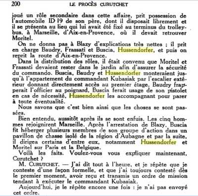 
L'attentat contre 
le Commandant KUBAZIAK
