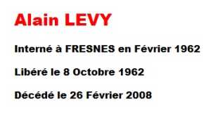  Alain LEVY 
