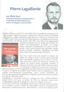  Pierre LAGAILLARDE 
BIOGRAPHIE