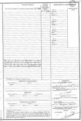 Colonel LECOMTE 
Bulletin de sortie du 13 Juillet 1966
