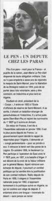   Jean-Marie LE PEN  
---- 
Biographie
