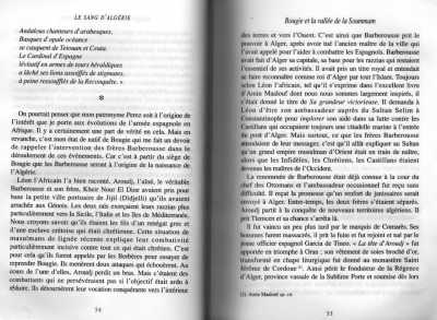  BARBEROUSSE avait fait d'ALGER
sa capitale et sa base pour les razzias
