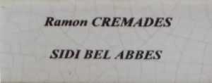  CREMADES Ramon 
SIDI BEL ABBES
