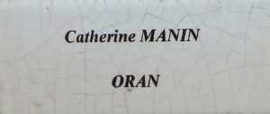  Catherine MANIN 
ORAN
