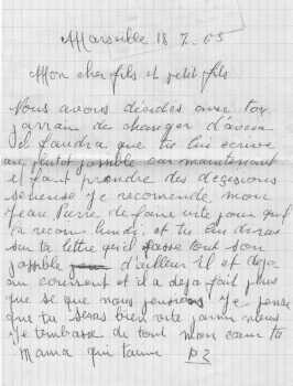 Changement d'avocat - 18 juillet 1963