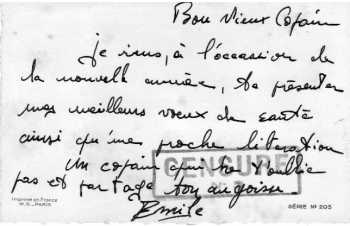  LUCCHESI Emile 
 Meilleurs voeux 1963