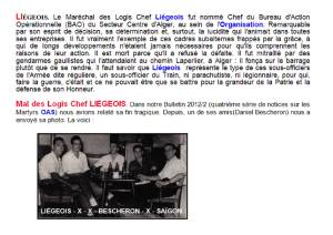 Photo-titre pour cet album: Mar&eacute;chal des Logis LIEGEOIS