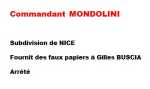  Commandant  MONDOLINI 