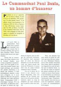  Paul BAZIN 
un homme d'honneur