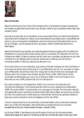 Photo-titre pour cet album: Biographie de Marcel RONDA