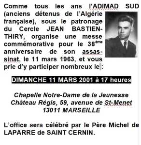  Marseille - 11 Mars 2001 
