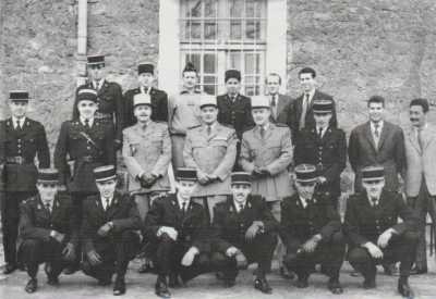  Encadrement de la FAP au fort 
de Romainville en 1961
