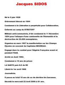   Jacques SIDOS  
---- 
BIOGRAPHIE
