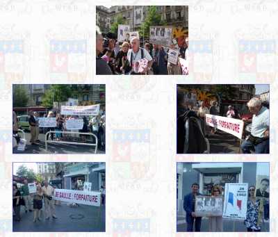  NICE - 18 JUIN 2011
 Manifestation devant la statue
du parjure
