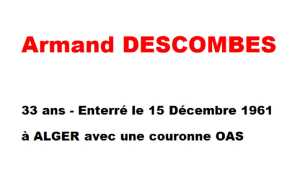  Armand DESCOMBES 