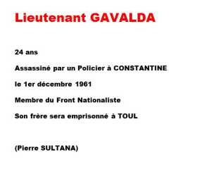  Lieutenant GAVALDA 