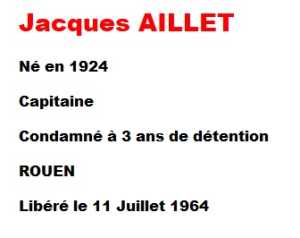  Capitaine  Jacques AILLET 
