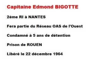  Capitaine  
Edmond BIGOTTE 

