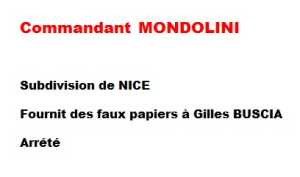  Commandant  MONDOLINI 