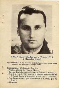   Commandant Roger VAILLY 
