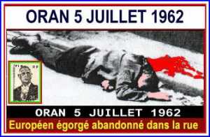  ORAN le 5 juillet 1962 
----
   Site Internet 
