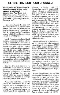  Paul BAZIN 
Dernier Baroud