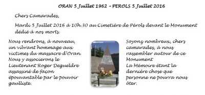  PEROLS 5 Juillet 2016 
---- 
   VIDEO   
