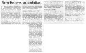   Pierre DESCAVES  
Son livre ...
 Interdit aux chiens d'aboyer 