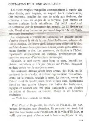  L'attaque de l'Hotel RAJAH 
 64 rue Anatole France 