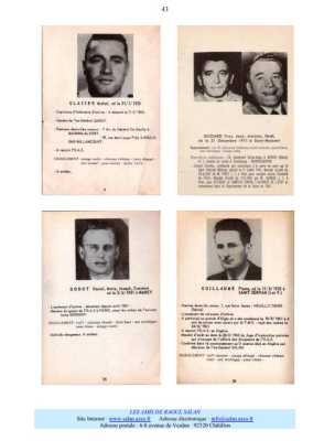  Capitaine Michel GLASSER
Colonel Yves GODARD
Lieutenant Daniel GODOT
Lieutenant Pierre GUILLAUME
