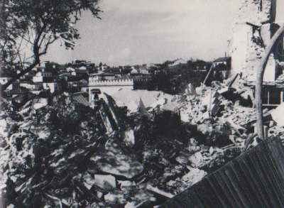  L'Hotel Radja en ruines 
