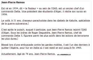   Jean-Pierre RAMOS 
 Biographie
