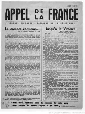APPEL de la FRANCE
