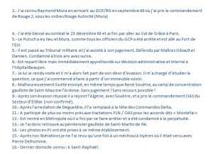  Capitaine Raymond MURA  
Biographie