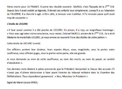 Plaidoirie de Me Norbert NAUD