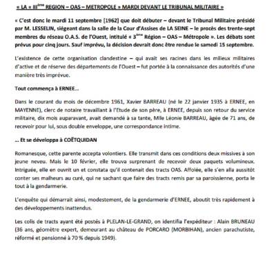 Photo-titre pour cet album: R&eacute;seau OAS de l'OUEST