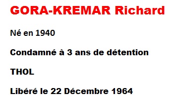  Richard GORA-KREMAR 
