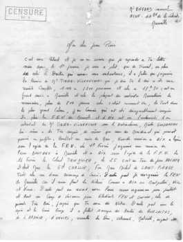 Lettre de Marcel RIFFARD (1)