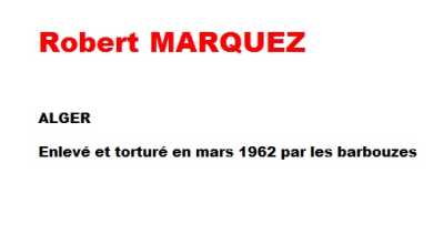   Robert MARQUEZ 