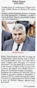 Photo-titre pour cet album: Robert TABAROT